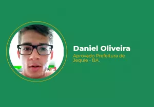 Daniel Oliveira – Aprovado na Prefeitura da Bahia