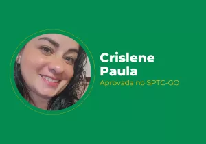 Crislene Paula – Aprovada no SPTC-GO