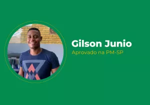 Gilson Junio – Aprovado na PM-SP