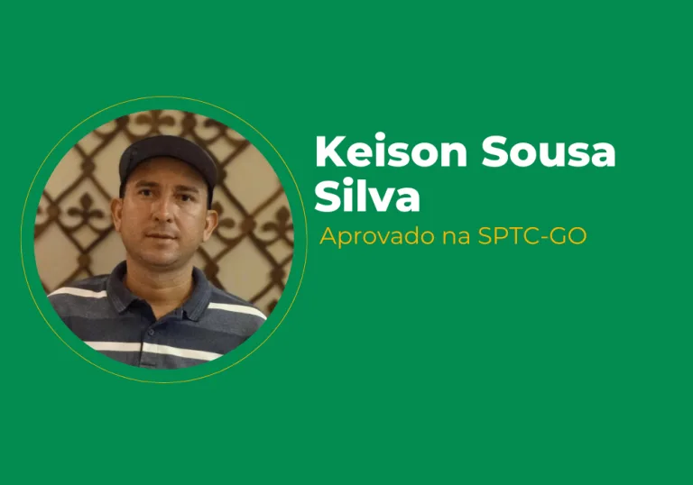 Keison Sousa Silva – Aprovado na SPTC-GO