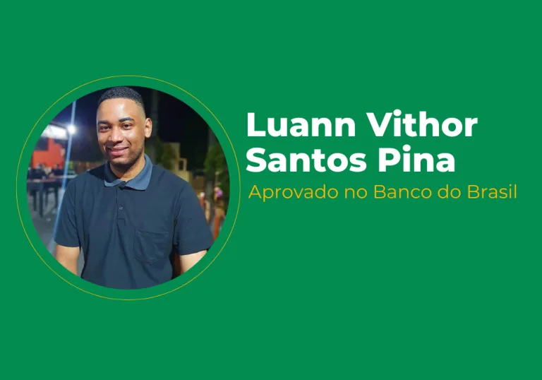Luann Vithor Pina – Aprovado no Banco do Brasil