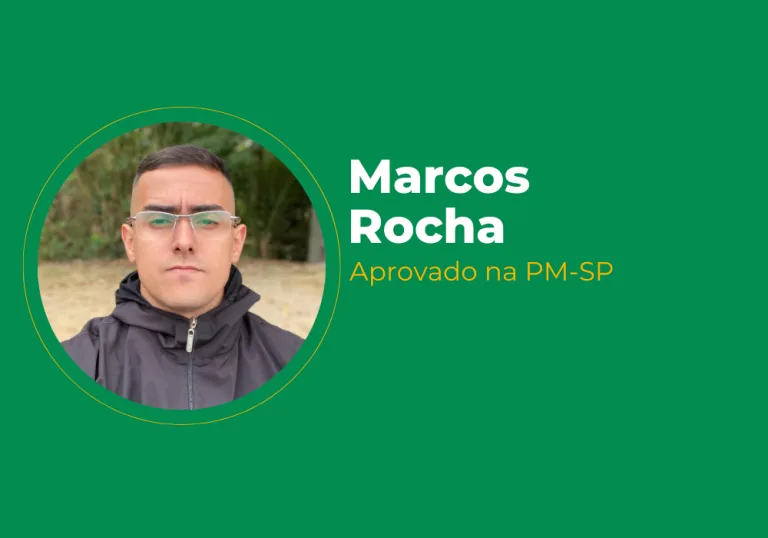Marcos Rocha – Aprovado na PM-SP