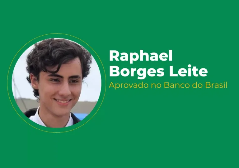Raphael Borges Leite – Aprovado no Banco do Brasil