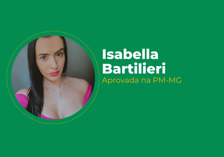 Isabella Bartilieri – Aprovada na PM-MG