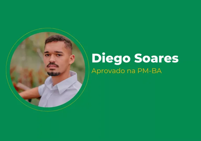 Diego Soares – Aprovado na PM-BA
