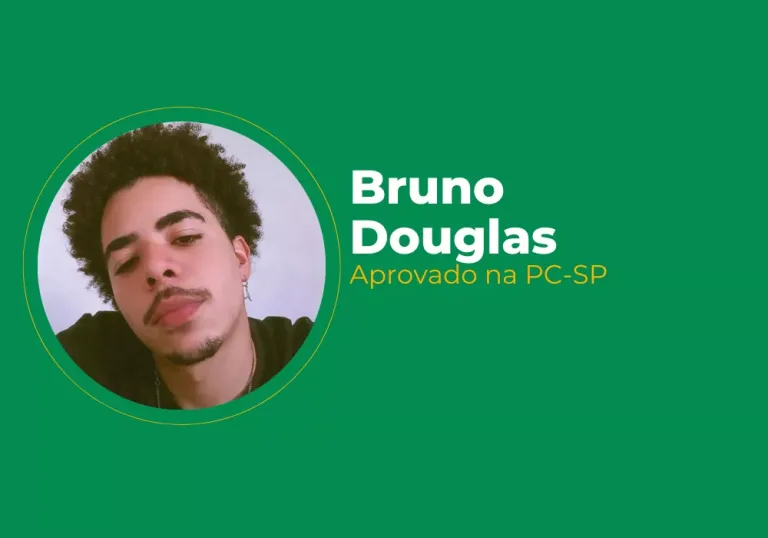 Bruno Douglas – Aprovado na PC-SP