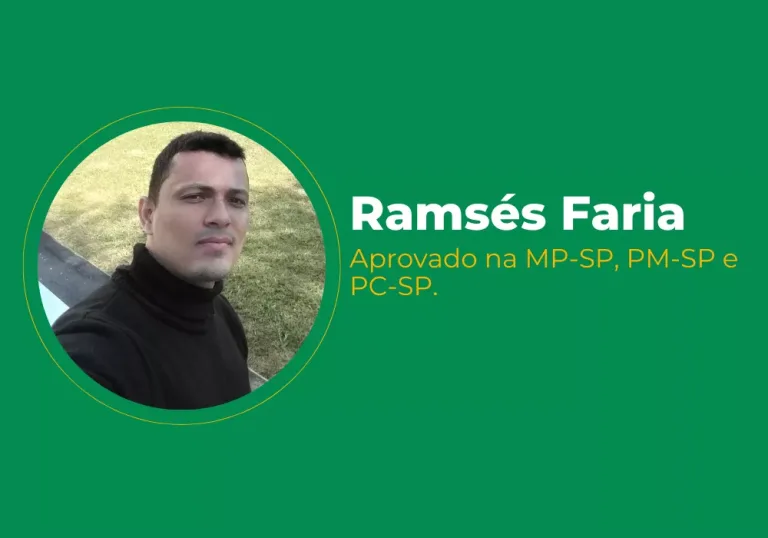Ramsés Faria – Aprovado na  MP-SP
