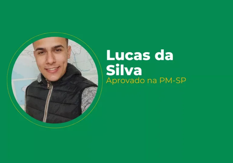 Lucas da Silva – Aprovado na PM-SP