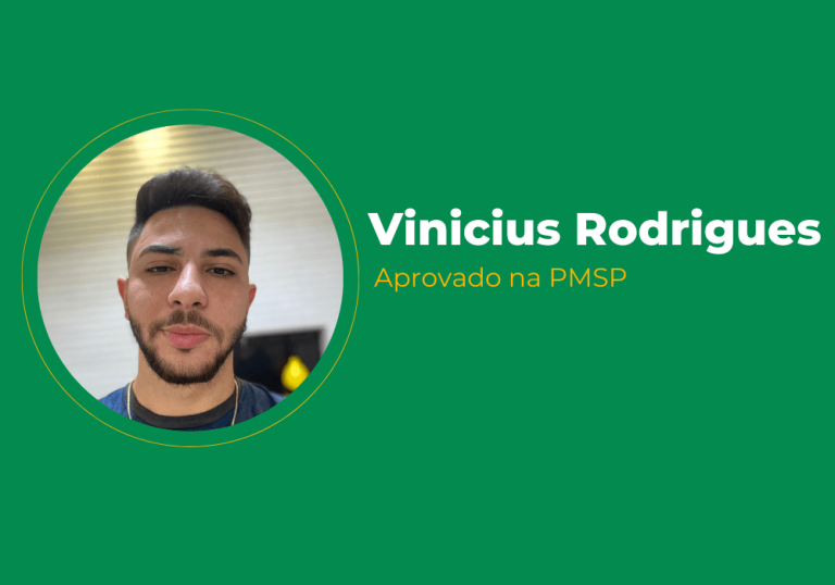 Vinicius Rodrigues – Aprovado na PMSP
