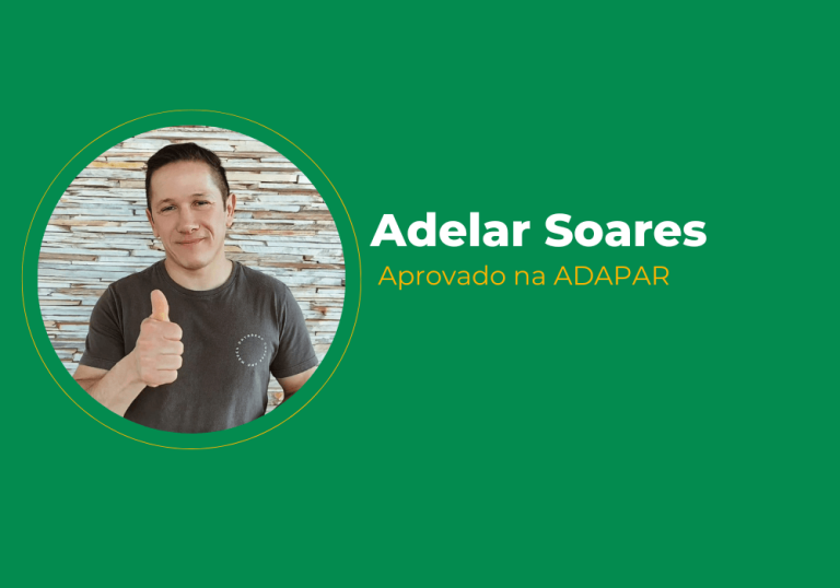 Adelar Soares de Oliveira – Aprovado na ADAPAR e AsCar
