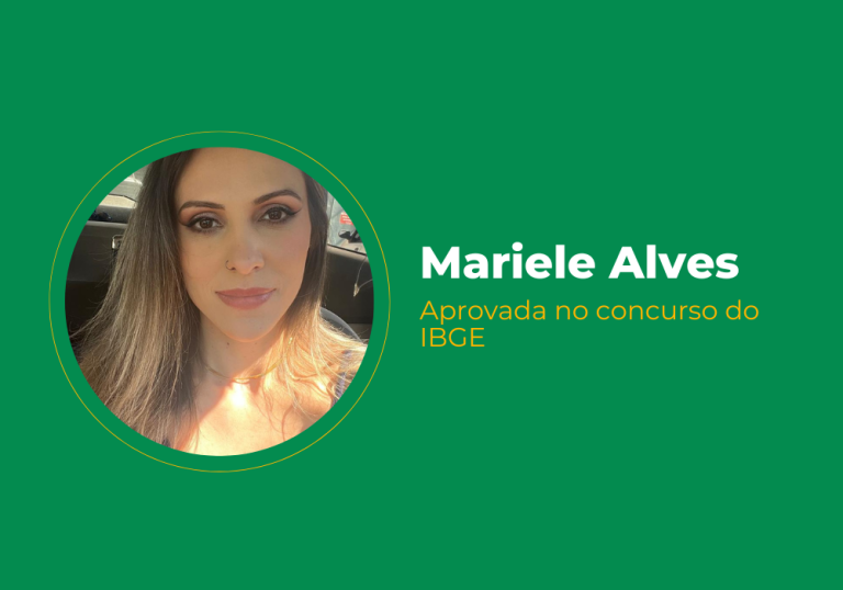 Mariele Alves – Aprovado no IBGE