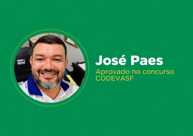José Paes – Aprovado no CODEVASF