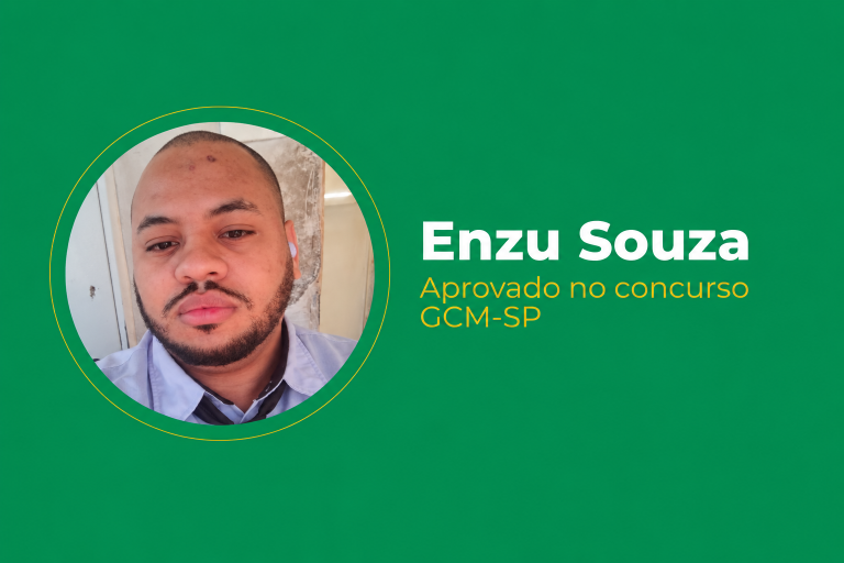 Enzu Souza – Aprovado na GCM – SP
